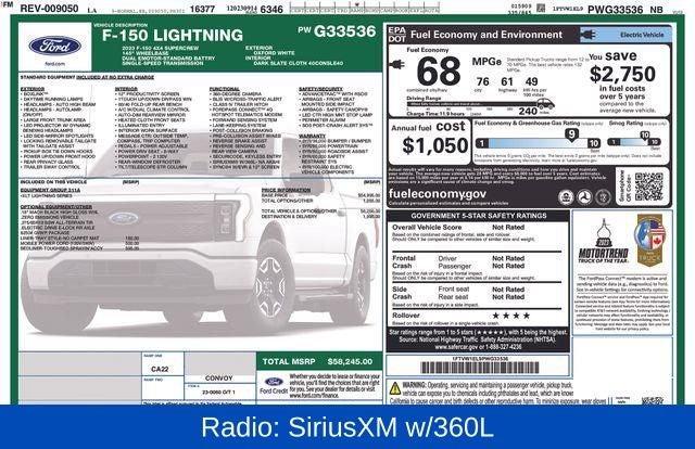 2023 Ford F-150 Lightning XLT