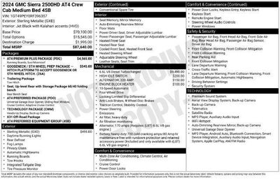 2024 GMC Sierra 2500HD AT4