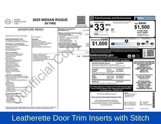 2025 Nissan Rogue SV