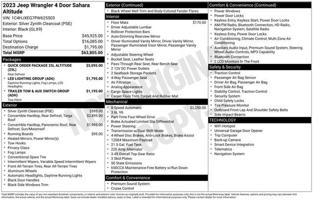 2023 Jeep Wrangler Altitude