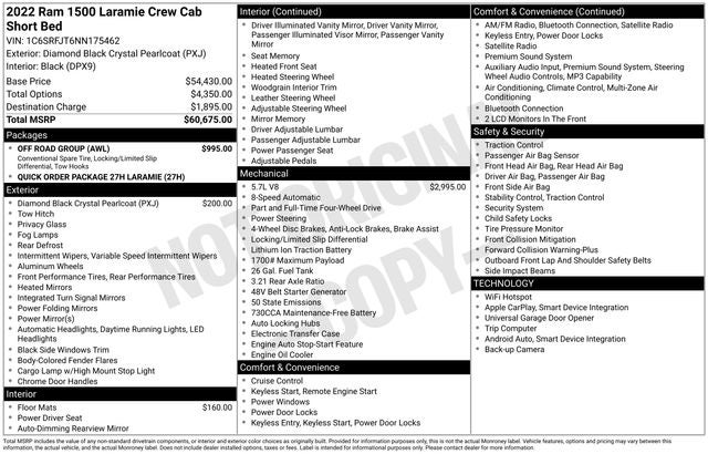 2022 RAM 1500 Laramie