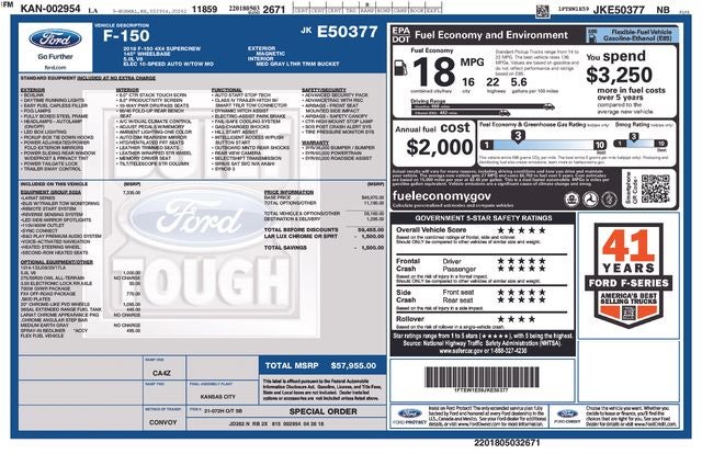 2018 Ford F-150 Lariat