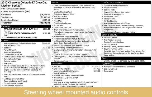 2017 Chevrolet Colorado LT