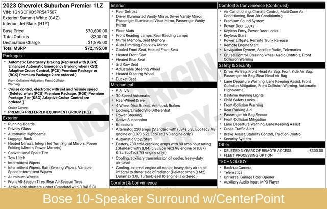 2023 Chevrolet Suburban Premier