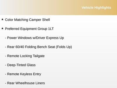 2018 Chevrolet Silverado 1500 LT LT1