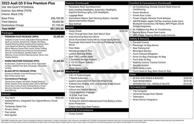 2023 Audi Q5 45 S line Premium quattro