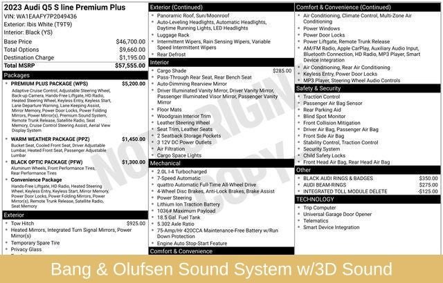 2023 Audi Q5 45 S line Premium quattro