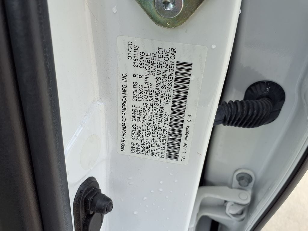 2020 Acura TLX 2.4L Base