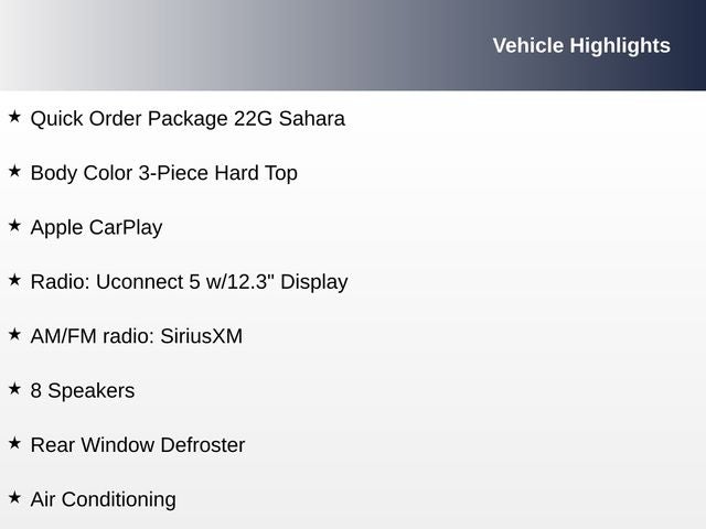 2025 Jeep Wrangler Sahara