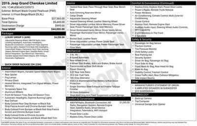 2016 Jeep Grand Cherokee Limited