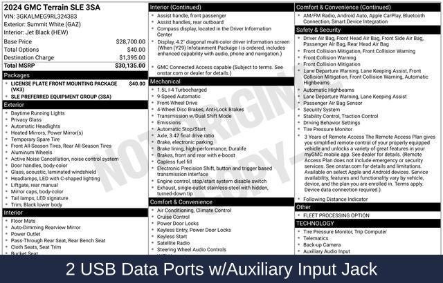 2024 GMC Terrain SLE