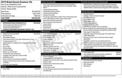 2019 Buick Encore Essence