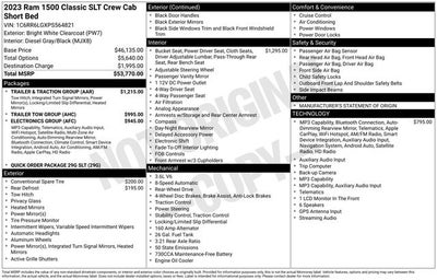 2023 RAM 1500 Classic SLT