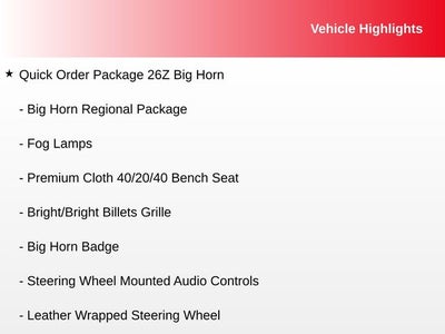 2015 RAM 1500 Big Horn