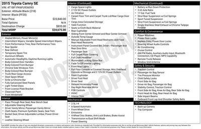 2015 Toyota Camry SE