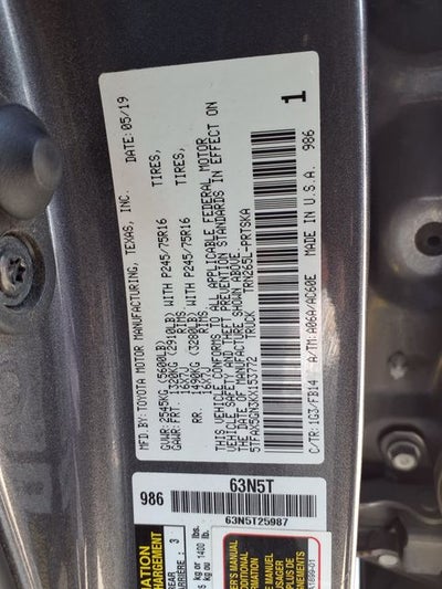 2019 Toyota Tacoma SR