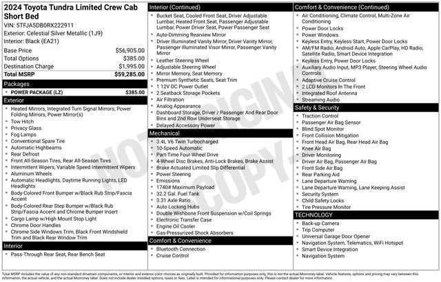 2024 Toyota Tundra Limited