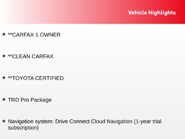 2026 Toyota Tundra Hybrid TRD Pro