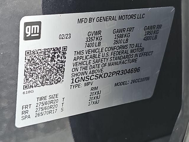 2023 Chevrolet Tahoe Premier