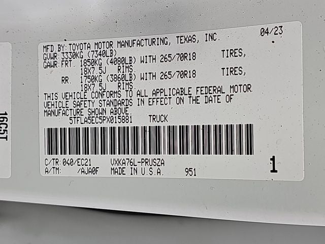 2023 Toyota Tundra SR5