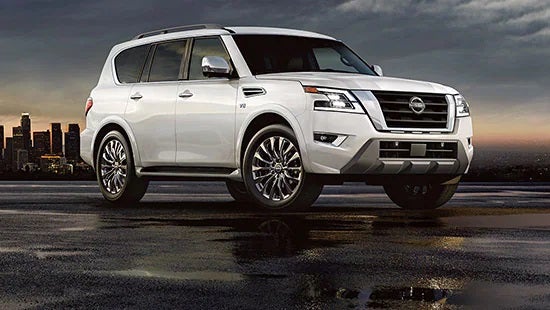 2023 Nissan Armada new 22-inch 14-spoke aluminum-alloy wheels. | All Star Nissan in Denham Springs LA