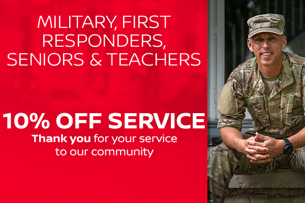 Military, First Responders, Seniors & Teachers