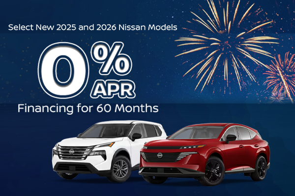 Select New 2025 and 2026 Nissan Models