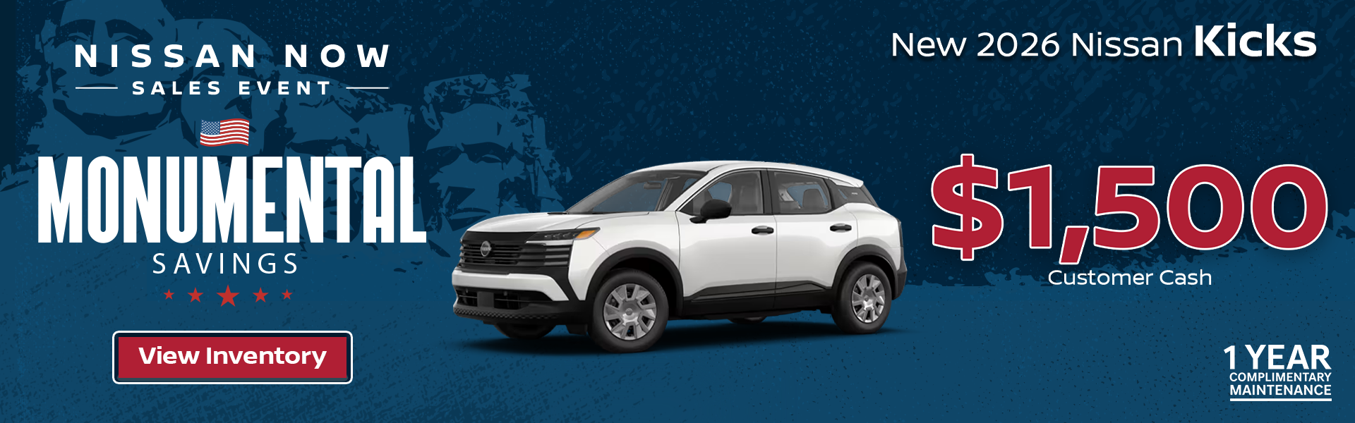 Save $1,500 on a New 2026 Nissan Kicks at All Star Nissan