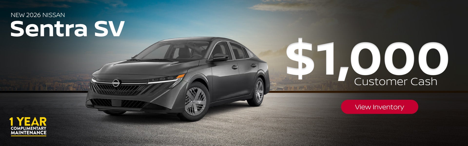 New 2026 Nissan Sentra SV