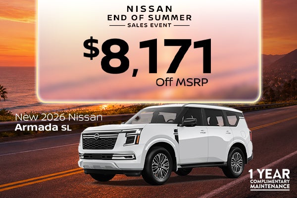New 2026 Nissan Armada SL