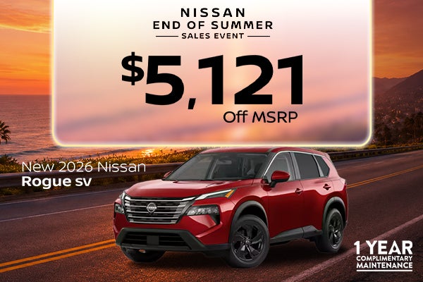 New 2026 Nissan Rogue SV