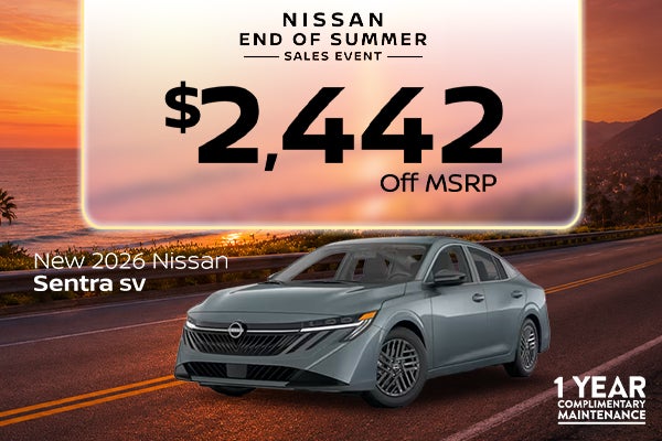 New 2026 Nissan Sentra SV