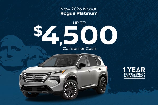 New 2026 Nissan Rogue Platinum
