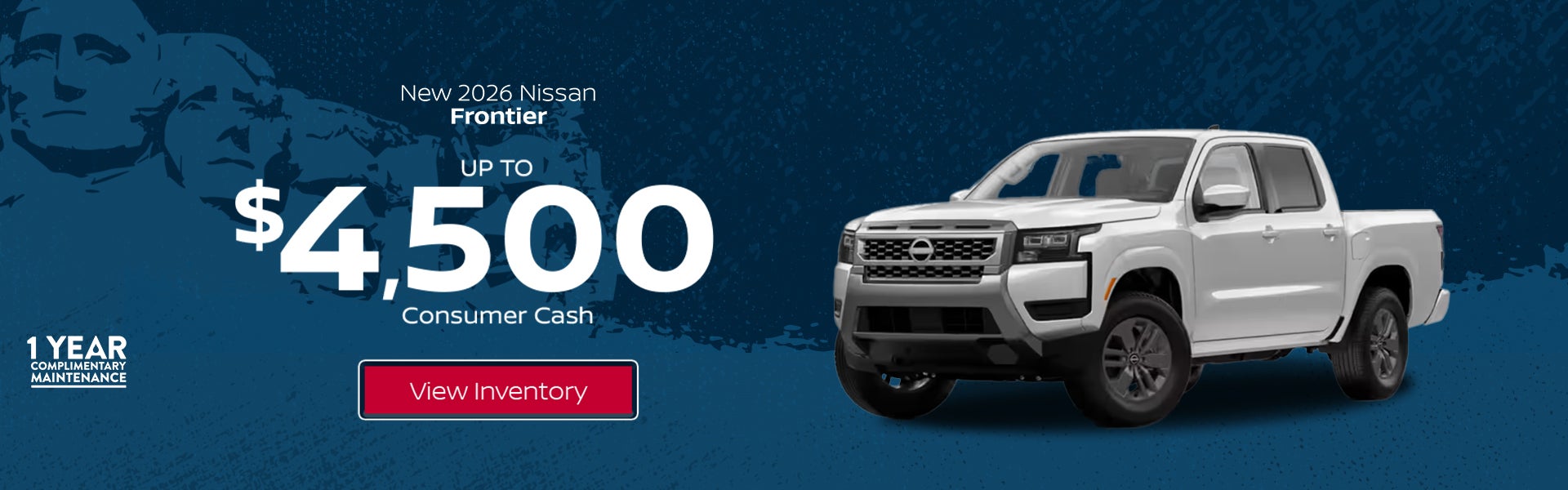 Save up to $4,500 on a New 2026 Nissan Frontier at All Star 