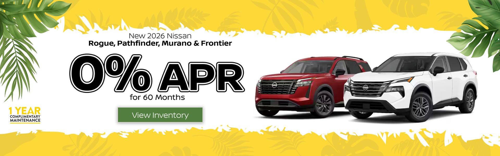 New 2026 Nissan Rogue, Pathfinder, Murano & Frontier