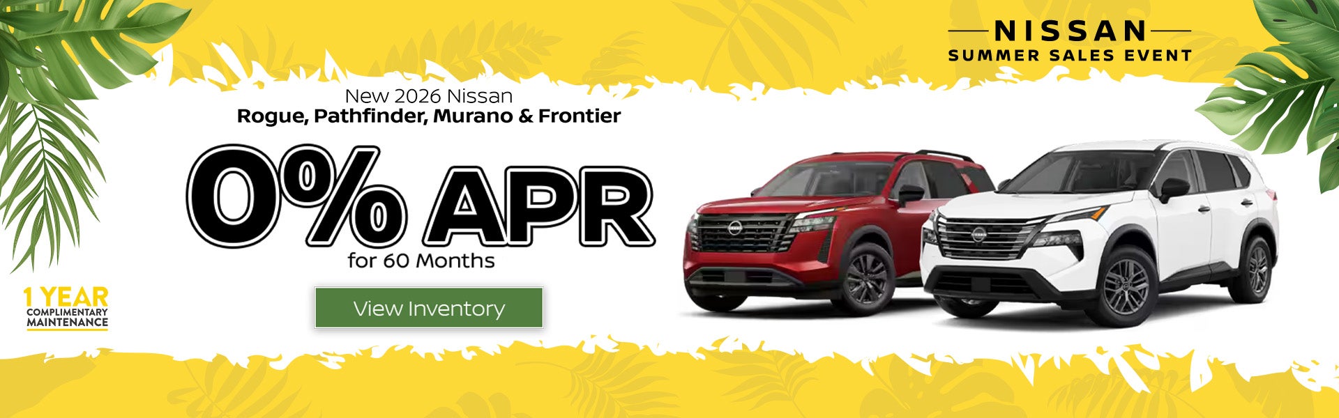 New 2026 Nissan Rogue, Pathfinder, Murano & Frontier