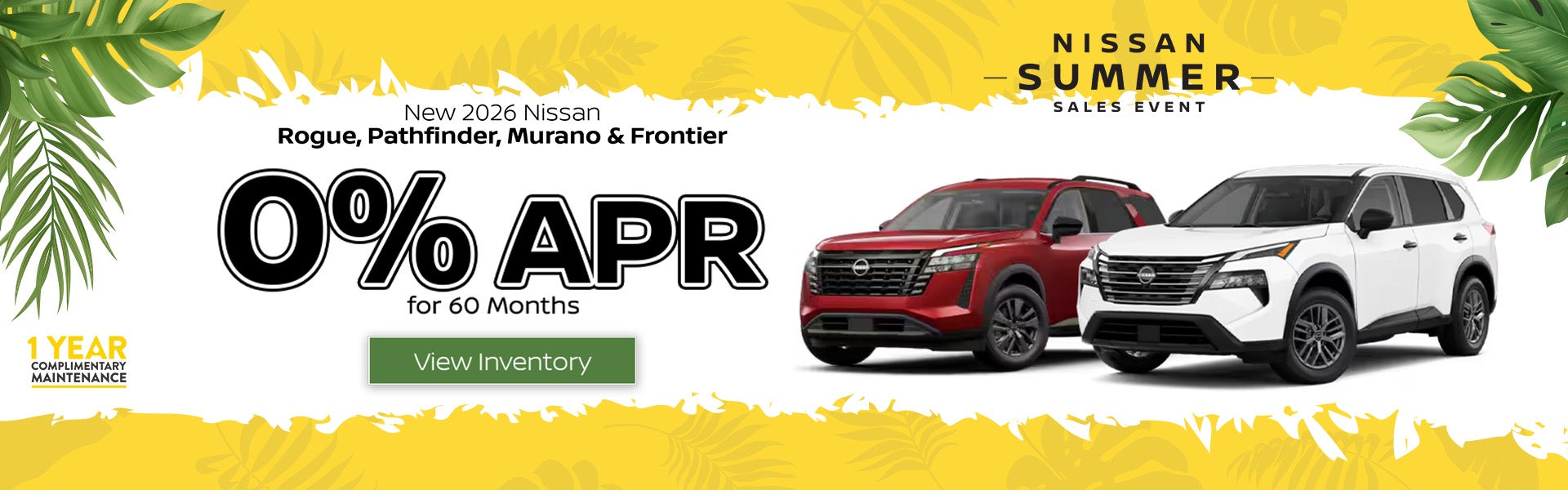 New 2026 Nissan Rogue, Pathfinder, Murano & Frontier