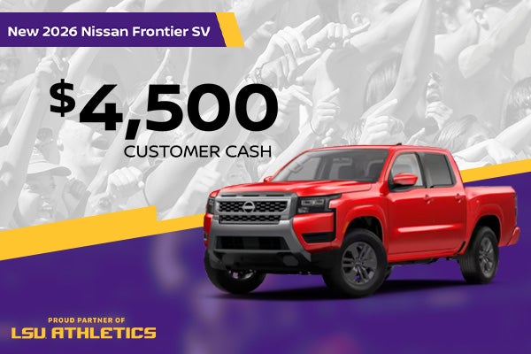 New 2026 Nissan Frontier SV