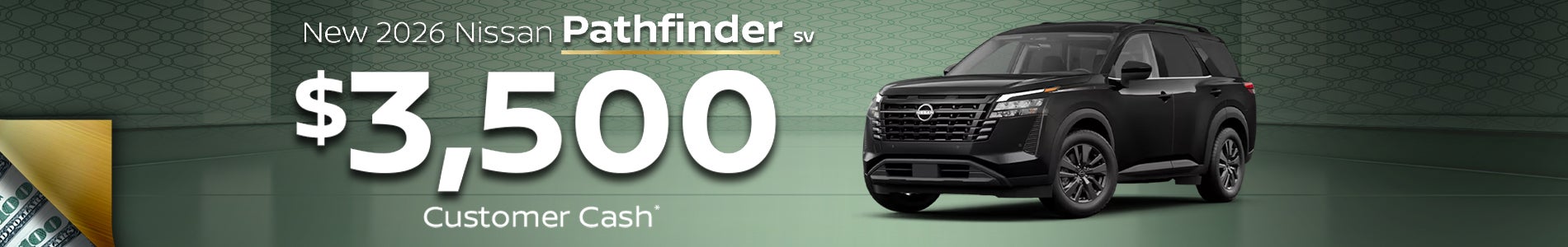 Save $3,500 on a New 2026 Nissan Pathfinder SV at All Star Nissan